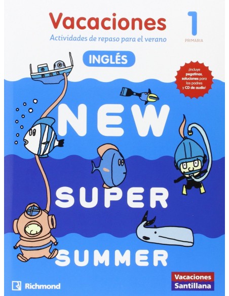 NEW SUPER SUMMER 1º PRIMARIA BOOK AUDIO
